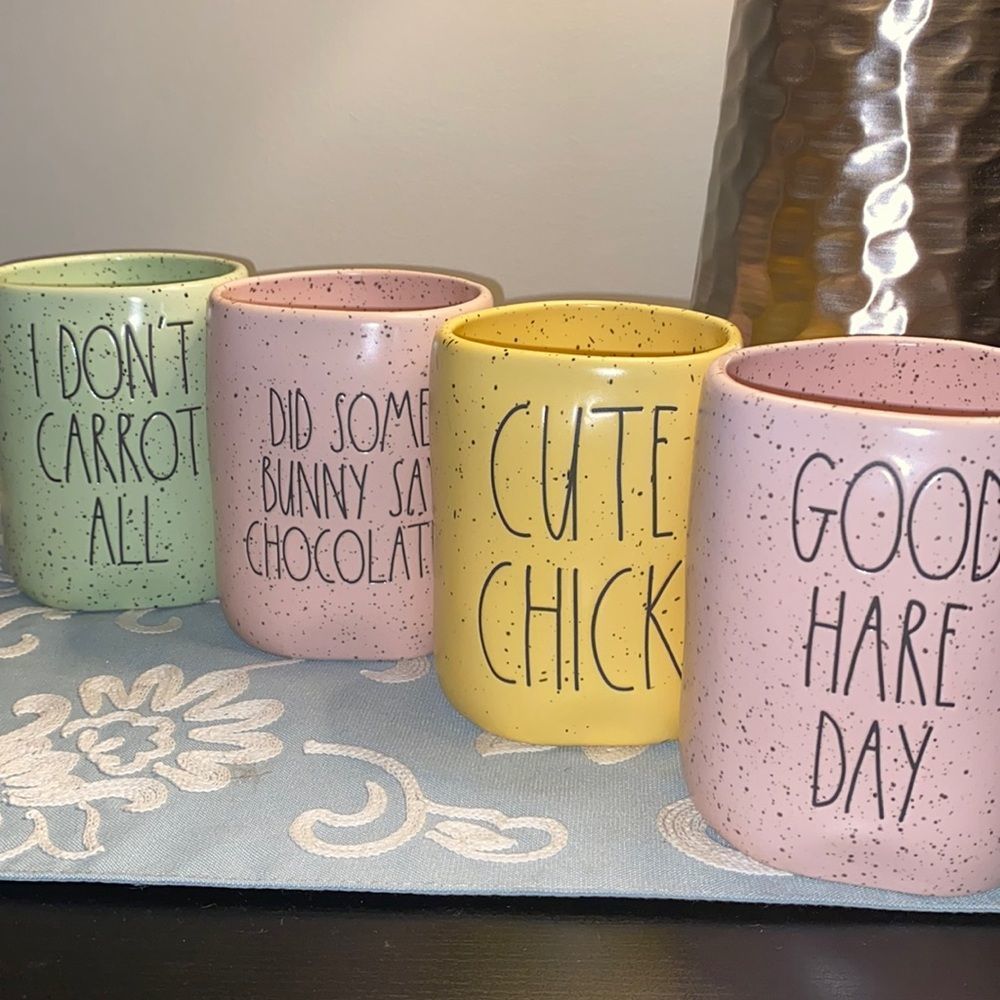 Rae Dunn Speckled Easter Mugs Bundle